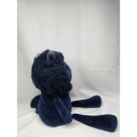 Jellycat London Luda Monster Plush Stuffed Animal Navy Blue 17” Retired *READ* - Picture 10 of 16